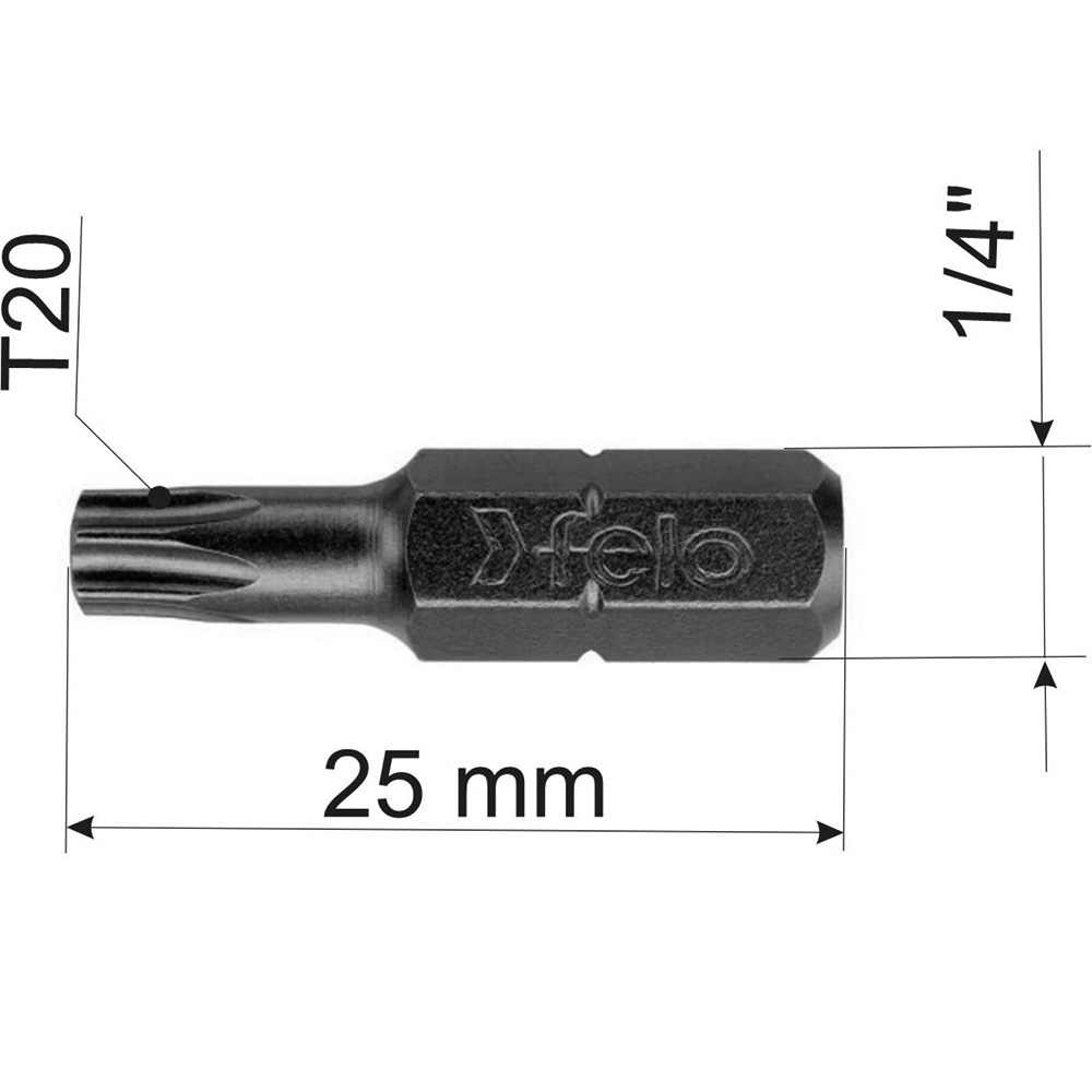 (image for) Bit profil Torx, T20, 25 mm