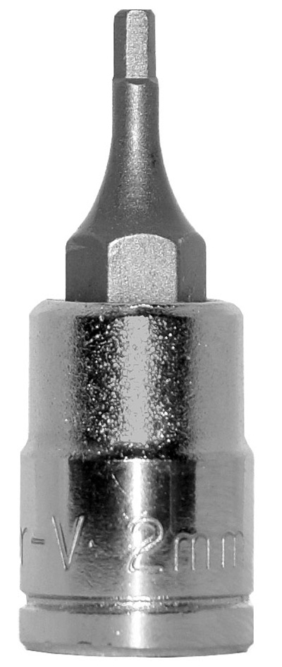 Imbus hexagonal 2mm cu adaptor 1/4" Tona E030101