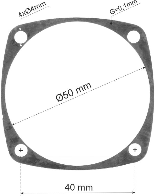 (image for) Distantier ajustare uzura 0,1 mm, 1600136012