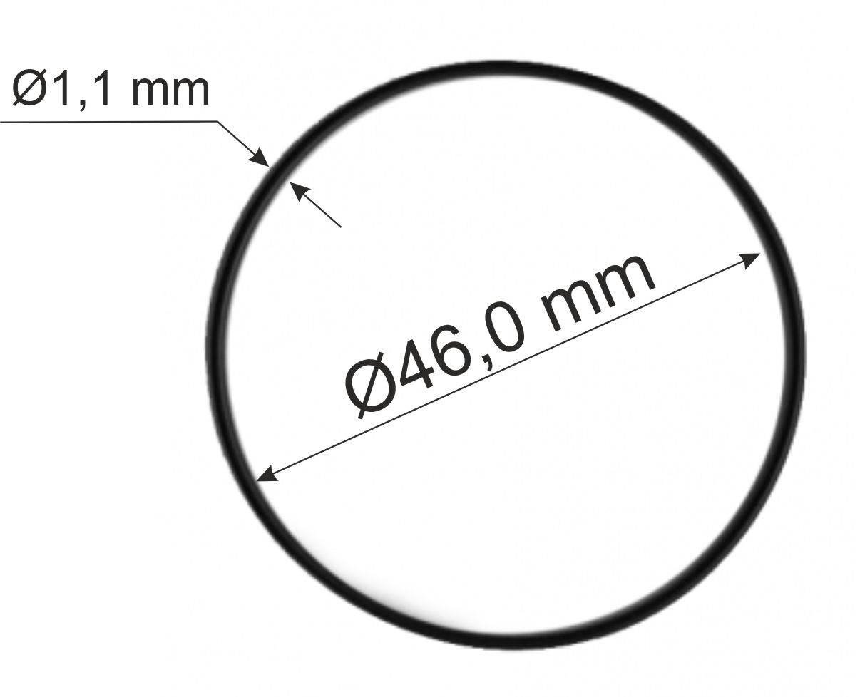 O-ring 46,0x1,1 mm, 1600210035