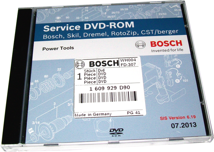 Service DVD-ROM Bosch, Skil, Dremel, RotoZip, CST/berger 2013
