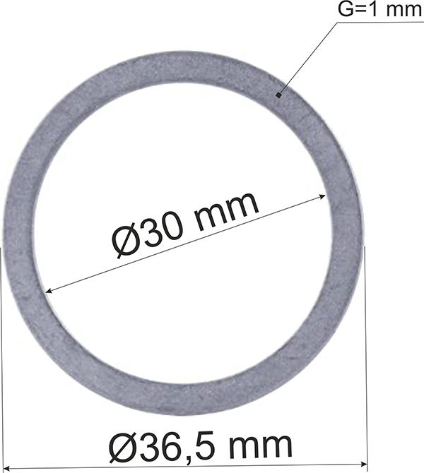 (image for) Disc de sprijin 1 mm, 1610102616