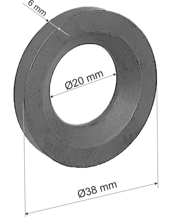 (image for) Disc de oprire, 20x38x6mm, 1610190026