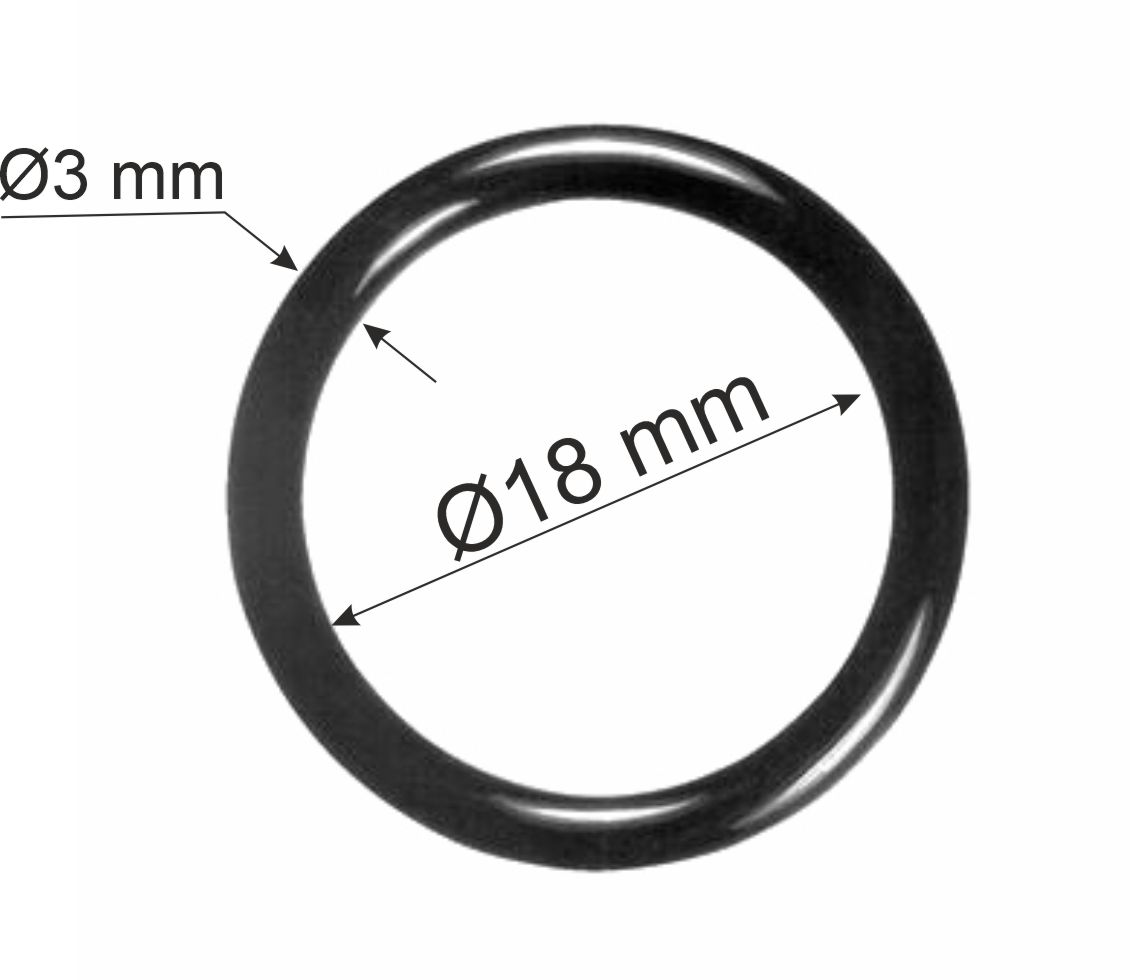 O-ring 18,0x3,0, 1900210117