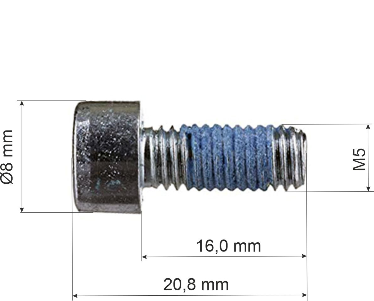 (image for) Surub microcapsulat DIN 912-M 5x12-8.8, 2914551117