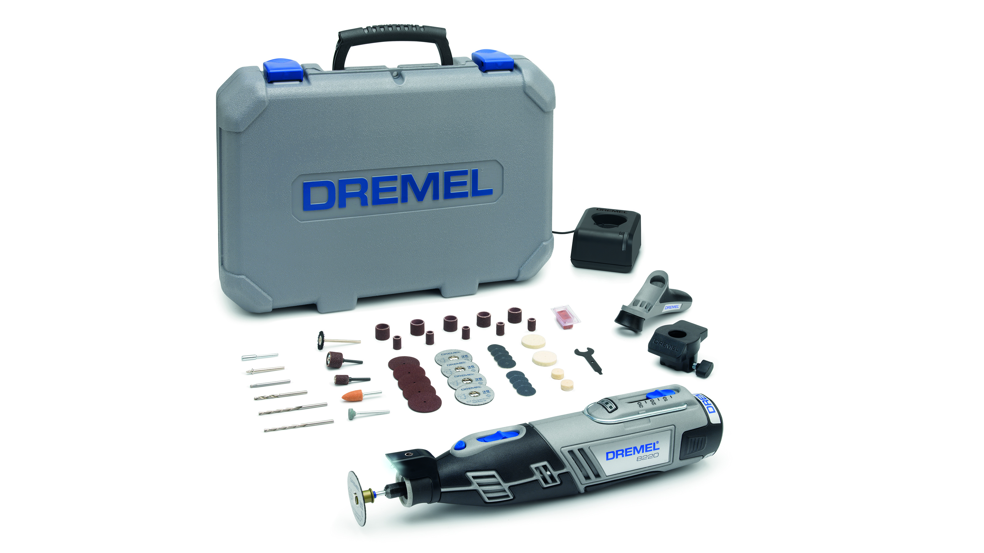 (image for) DREMEL 8220 Trusa pentru experti - 45 accesorii-