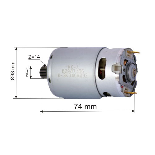 (image for) Motor electric surubelnita 6280D, 6281D, 629875-4