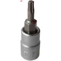 Bit torx T15, cu adaptor 1/4", 37mm