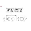 Cupla cardanica pentru antrenor 1/4"