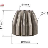 Pinion  dintat conic, Z=11, 1606333617