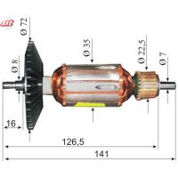 Rotor GEX 125, 2604011028