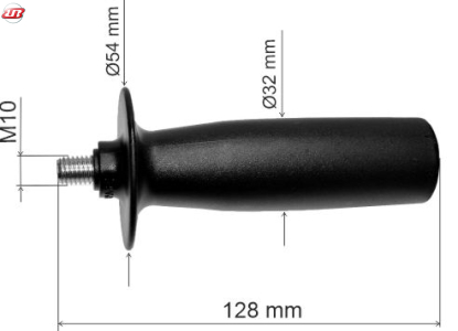 Maner auxiliar polizor M10, Ø32,5x105 mm, 160202509T