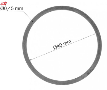 Distantier ajustare uzura  0,45 mm, 1610102049