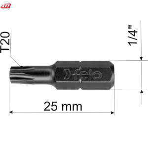 Bit profil Torx, T20, 25 mm